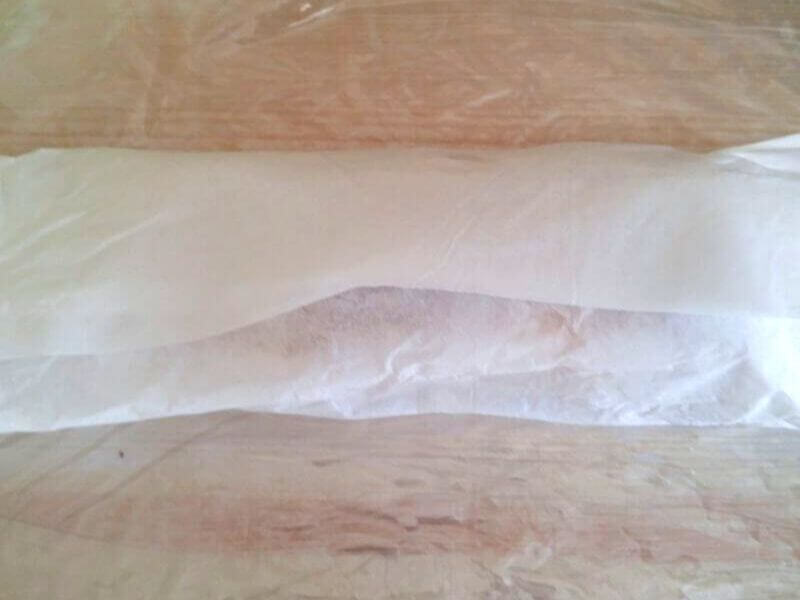 けむらん亭で自家製ベーコン作りのレシピ⑧：豚バラブロックの乾燥