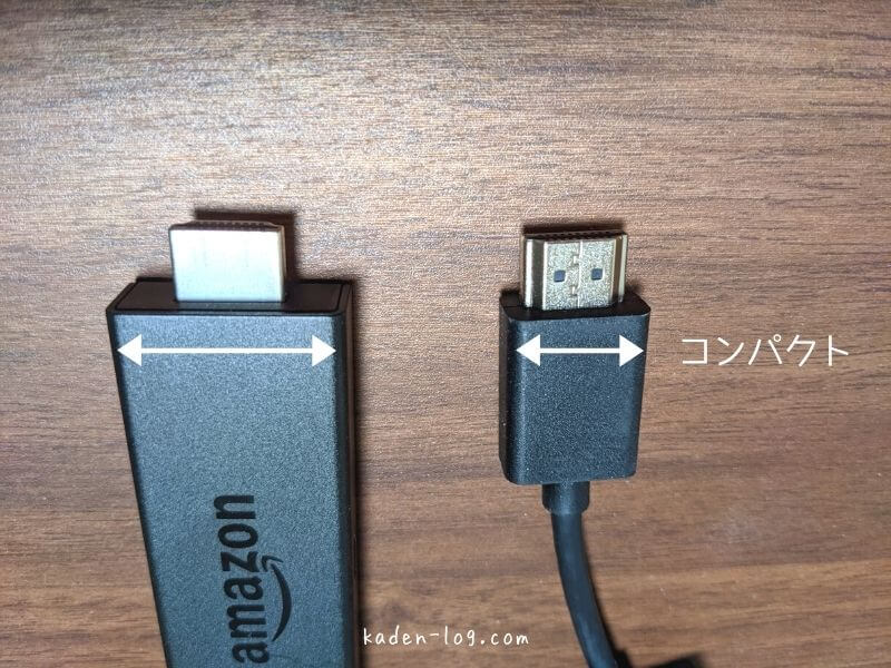 Amazon Fire TV StickのHDMI端子ケーブル