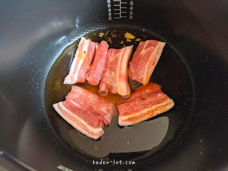 ティファール クックフォーミーで人気レシピ豚の角煮を調理レビュー