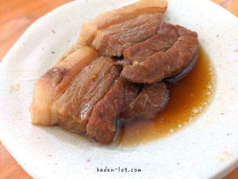 クックフォーミーレシピ：豚肉の角煮完成