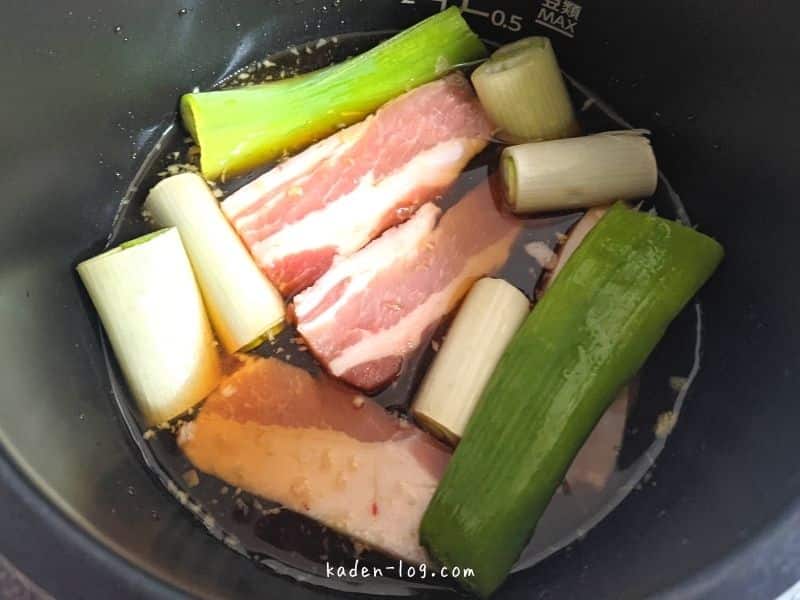 電気圧力鍋ReDePot（リデポット）で豚の角煮レシピを作る