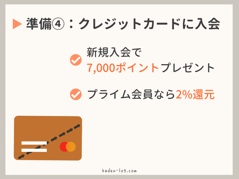 Amazon Mastercardクレジットカードは入会特典として7,000ポイントのプレゼントがもらえる