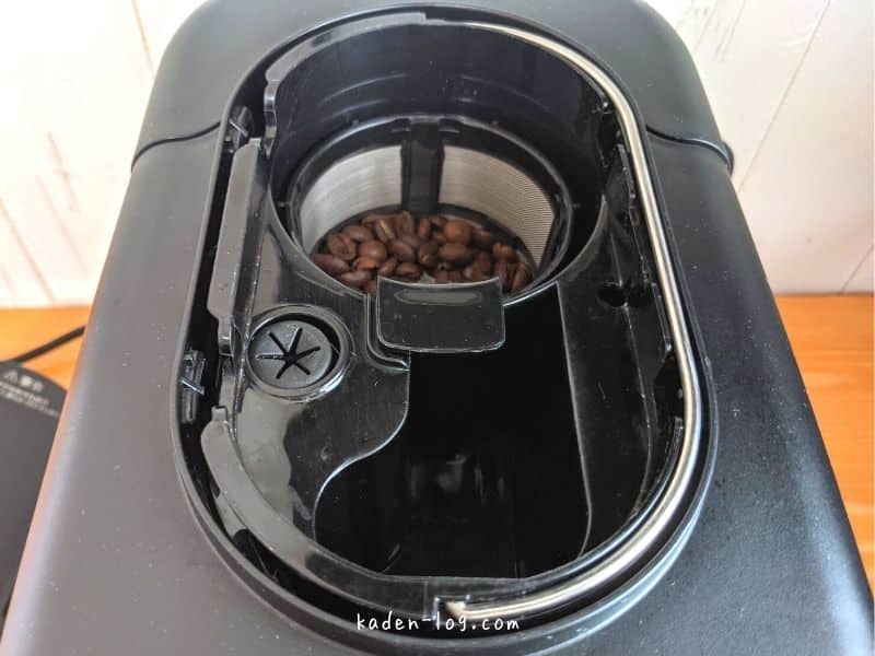 siroca（シロカ）のコーヒーメーカー カフェばこは挽きたての珈琲豆の香りを楽しめる