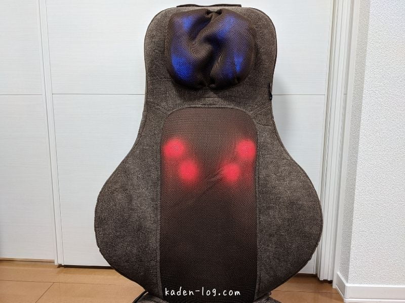 ドクターエア3Dマッサージシート座椅子は首、背中を同時ケアしにくい