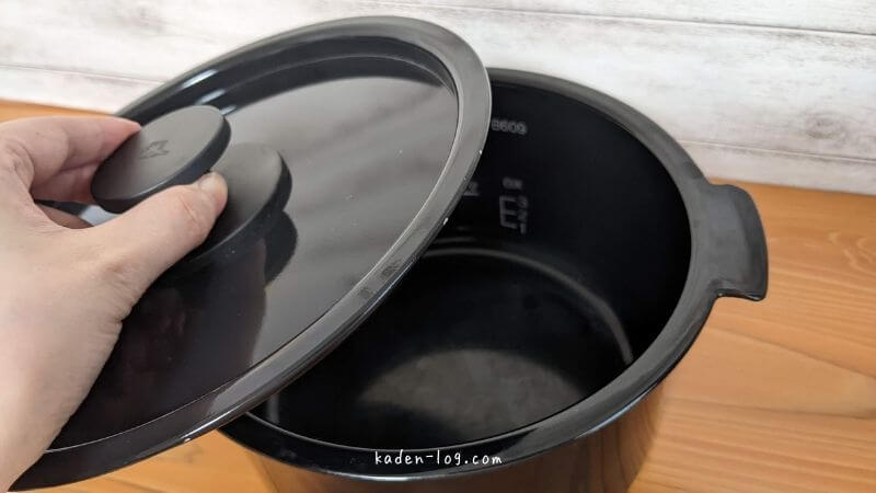象印STAN自動調理鍋は蓋が付属しラップ不要で保存できる