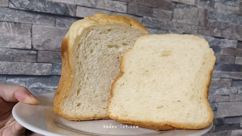 シロカおうちベーカリーベーシックで作ったごはんパンはもちもちで米粉パンみたい