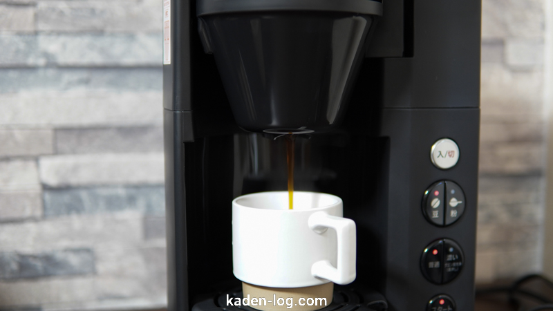 象印全自動コーヒーメーカー珈琲通EC-RT40-BAはミル付きなので全自動でお任せできる
