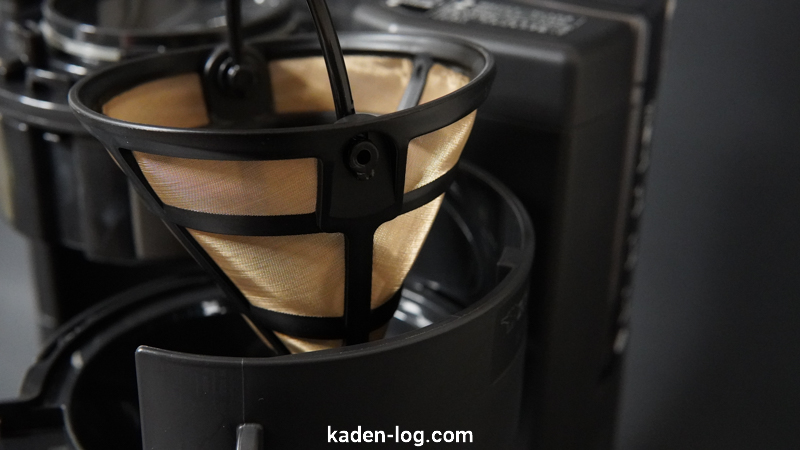 象印全自動コーヒーメーカー珈琲通EC-RT40-BAはフィルターを選択できる