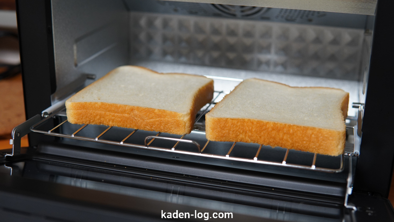 siroca（シロカ）すばやきトースターST-2D451は食パン2枚をまとめて焼ける