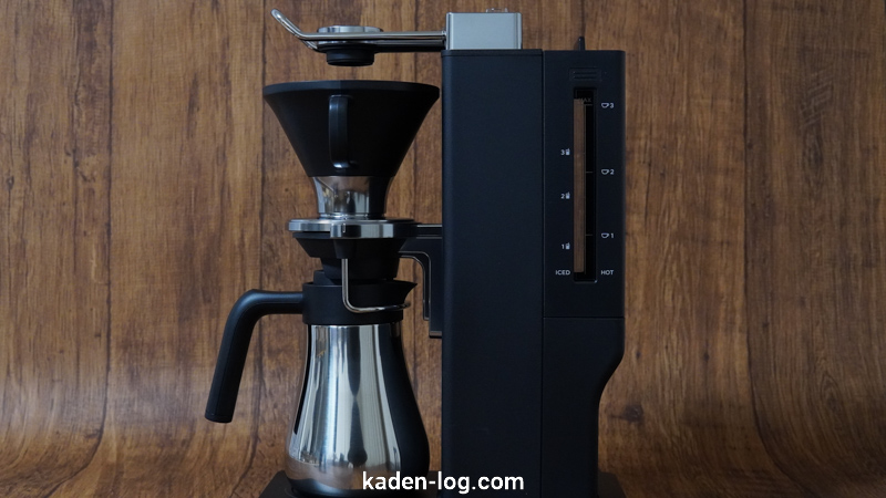 コーヒーメーカーBALMUDA The Brew（バルミューダ）は黒とメタリックの組み合わせがおしゃれなキッチン家電