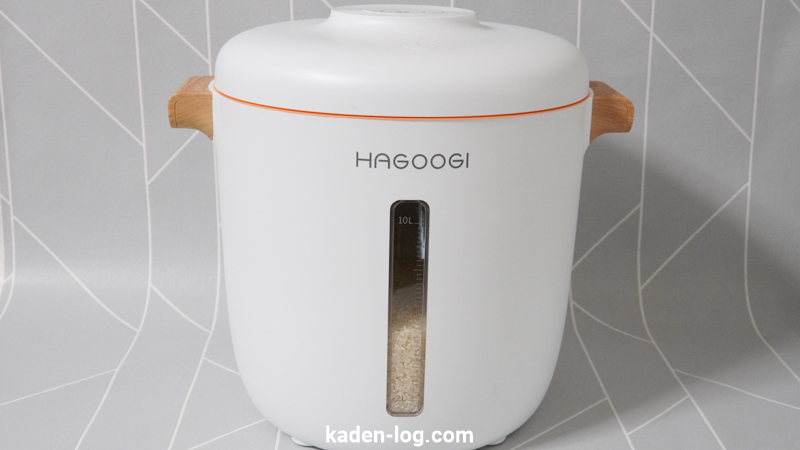 HAGOOGI（ハゴオギ）真空保存容器10Lは最大10kgほどのお米を保存できる