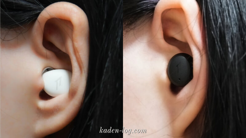 1MORE Sleeping Earbuds Z30とComfoBuds Miniの着け心地を比較