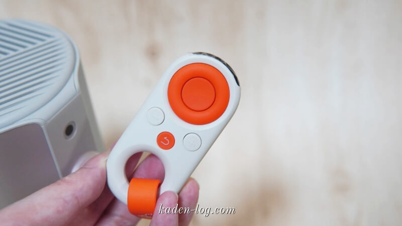 子供でも操作しやすい「miniリモコン」搭載